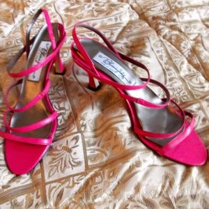 Bloomingdale's Strappy Vintage Pink High Heels